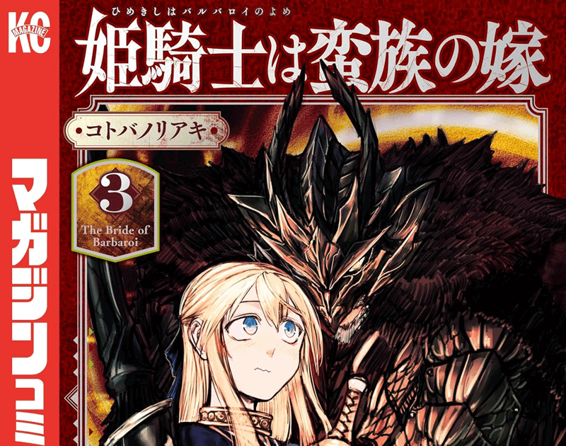 姫騎士は蛮族の嫁第3巻表紙