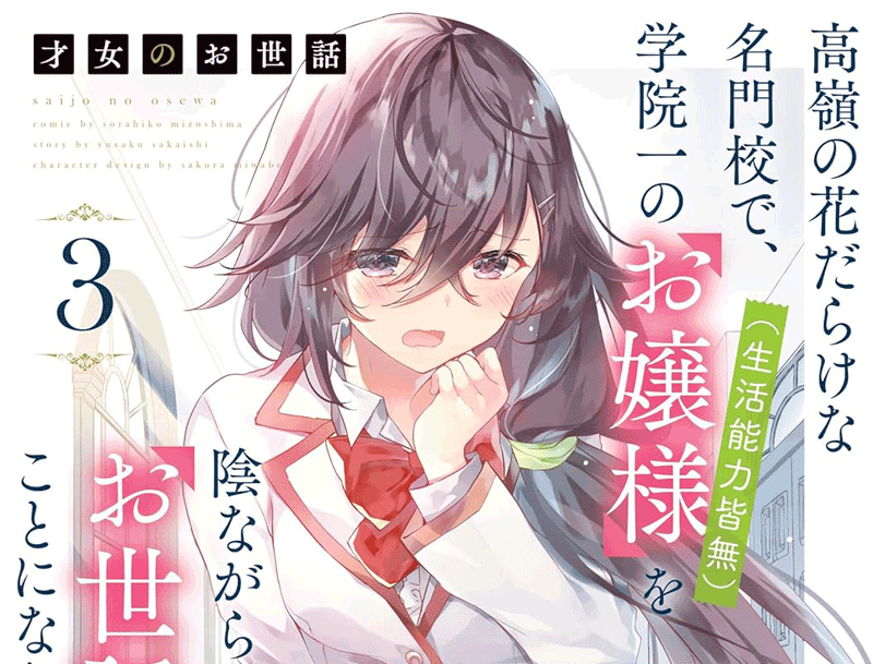 才女のお世話第3巻表紙